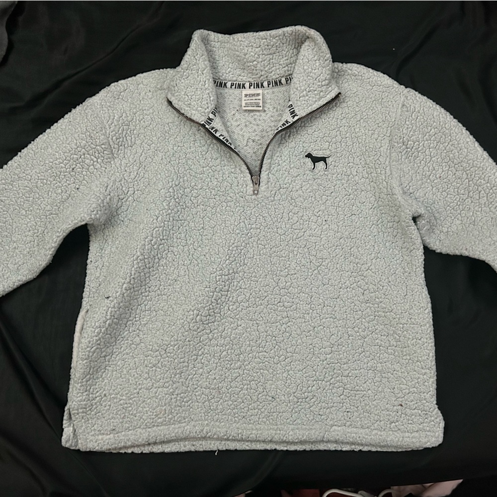 PINK zip up pullover